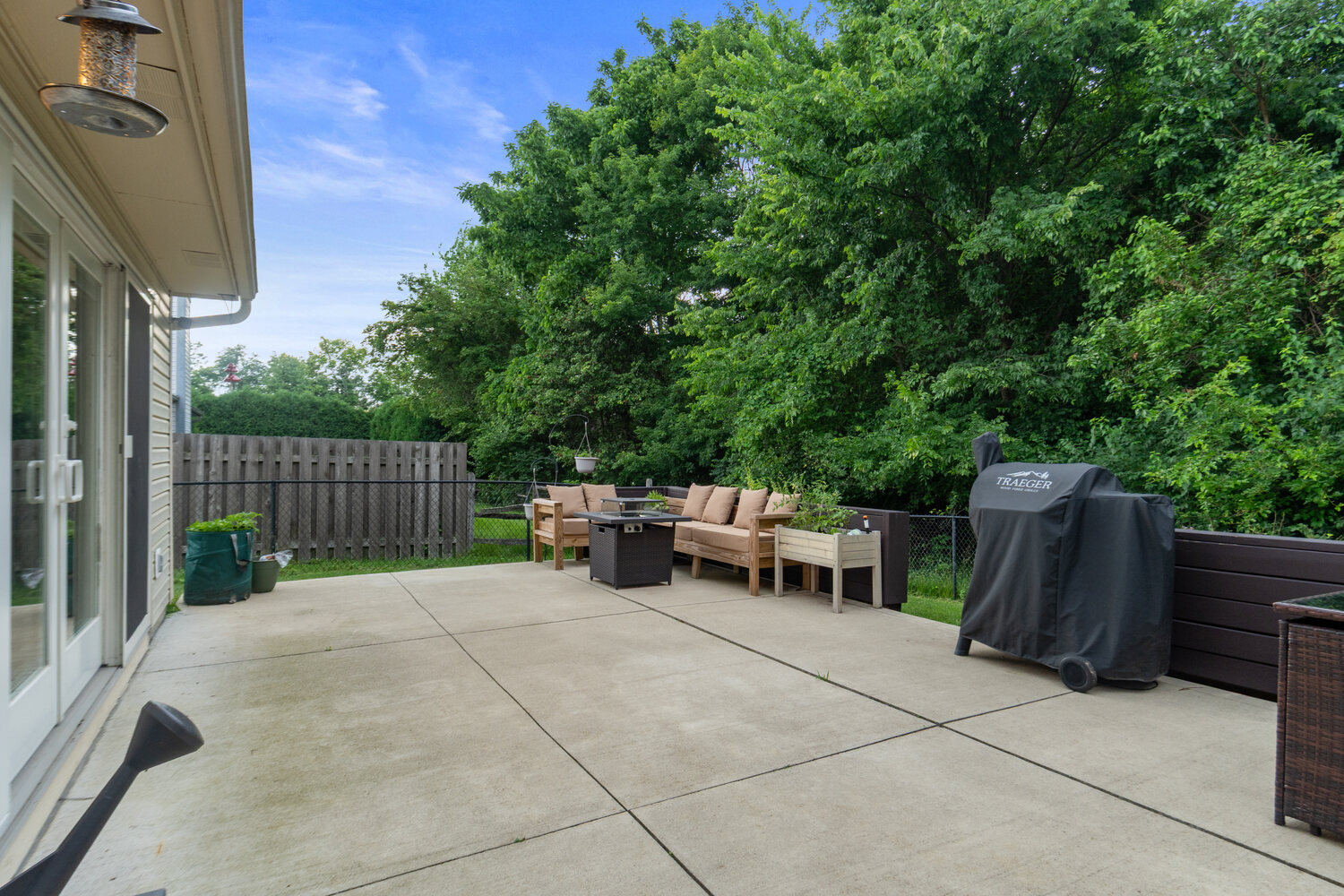 Backyard and shed