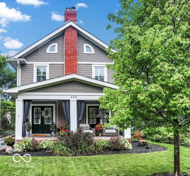 Sold home, central Indiana