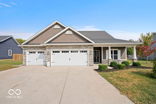 Sold home, central Indiana